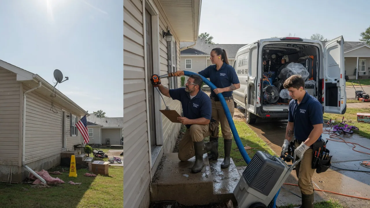Ceiling Water Damage Restoration in Newfoundland, PA near me